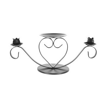 Wedding stand heart silver