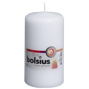 8 Pillar Candles (130mm x 70mm) – White