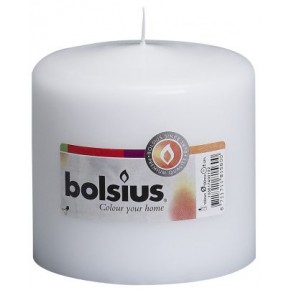 8 Pillar Candles (100mm x 100mm) – White