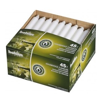 Straight Dinner Candle Pack 45 x 3 – White