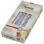 Tapered Candles Pack 12 – Silver